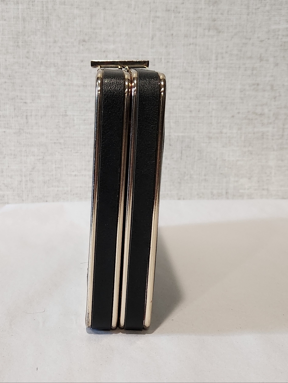 Cara New York Black Geometric Textured Clutch Crossbody - Picture 6 of 14